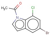 1-ACETYL-5-BROMO-7-<span class='lighter'>CHLOROINDOLE</span>