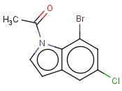 1-ACETYL-7-BROMO-5-<span class='lighter'>CHLOROINDOLE</span>