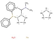 (±)-N,N-二甲基-1-(2-二苯基膦)二茂<span class='lighter'>铁</span>乙胺<span class='lighter'>单</span>水合物