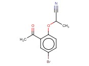 2-(2-<span class='lighter'>ACETYL</span>-4-BROMOPHENOXY)PROPANENITRILE