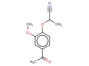 2-(4-<span class='lighter'>ACETYL</span>-2-METHOXYPHENOXY)PROPANENITRILE