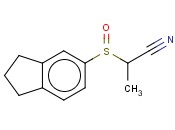 2-(2,3-DIHYDRO-1H-<span class='lighter'>INDENE</span>-5-SULFINYL)PROPANENITRILE