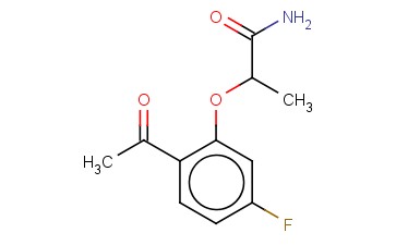 2-(2-<span class='lighter'>ACETYL</span>-5-FLUOROPHENOXY)PROPANAMIDE