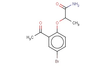 2-(2-<span class='lighter'>ACETYL</span>-4-BROMOPHENOXY)PROPANAMIDE