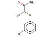 2-[(<span class='lighter'>3-BROMOPHENYL</span>)SULFANYL]PROPANAMIDE