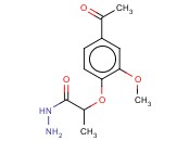 2-(4-<span class='lighter'>ACETYL</span>-2-METHOXYPHENOXY)PROPANEHYDRAZIDE