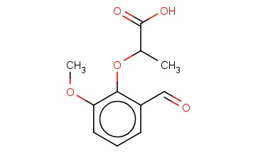 2-(2-<span class='lighter'>甲</span><span class='lighter'>酰</span>基-6-<span class='lighter'>甲</span>氧基<span class='lighter'>苯</span>氧基)丙酸
