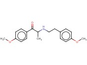 2-(4-<span class='lighter'>甲</span><span class='lighter'>氧基</span><span class='lighter'>苯乙</span>胺基)-1-(4-<span class='lighter'>甲</span><span class='lighter'>氧基</span>苯基)丙基-1-<span class='lighter'>酮</span>