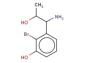 3-(1-AMINO-2-HYDROXYPROPYL)-2-<span class='lighter'>BROMOPHENOL</span>