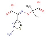 2-[(2-氨基噻唑-4-<span class='lighter'>基</span>)<span class='lighter'>羧基</span><span class='lighter'>亚</span><span class='lighter'>甲基</span>氨基氧基]-2-<span class='lighter'>甲基</span>丙酸