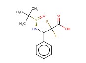 (3S,2'R)-2,2-DIFLUORO-3-(2-METHYLPROPANE-2-SULFINYLAMINO)-<span class='lighter'>3-PHENYLPROPIONIC</span> ACID