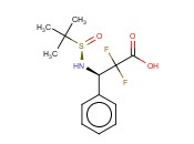 (3R,2'R)-2,2-DIFLUORO-3-(2-METHYLPROPANE-2-SULFINYLAMINO)-<span class='lighter'>3-PHENYLPROPIONIC</span> ACID