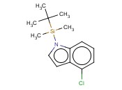 1-(T-BUTYLDIMETHYLSILYL)-<span class='lighter'>4-CHLOROINDOLE</span>