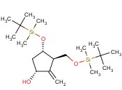 1R,3R,4S)-4-((叔丁基二甲基甲硅烷基)氧基)-3-(((叔丁基二甲基甲硅烷基)氧基)甲基)-2-亚甲基环戊醇