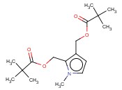 2,3-BISTRIMETHYLACETOXYMETHYL-1-<span class='lighter'>METHYLPYRROLE</span>