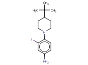 4-(4-TERT-BUTYLPIPERIDIN-1-YL)-<span class='lighter'>3-IODOANILINE</span>