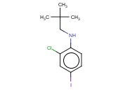 2-CHLORO-N-(2,2-DIMETHYLPROPYL)-<span class='lighter'>4-IODOANILINE</span>