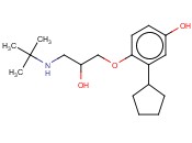 4-{[(2S)-3-(叔-丁基氨基)-2-羟基<span class='lighter'>丙基</span>]氧代}-3-<span class='lighter'>环</span>戊基苯酚
