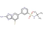 5-(2-<span class='lighter'>氨基</span>-8-<span class='lighter'>氟</span>[1,2,4]三唑并[1,5-A]<span class='lighter'>吡啶</span>-6-基)-N-(叔丁基)-3-<span class='lighter'>吡啶</span>磺酰胺