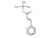 叔丁<span class='lighter'>酯</span>（2E）-3-（吡啶-2-<span class='lighter'>基</span>）丙-2-烯<span class='lighter'>酸</span><span class='lighter'>甲</span><span class='lighter'>酯</span>
