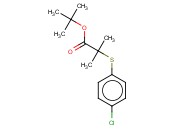 TERT-BUTYL 2-[(4-CHLOROPHENYL)THIO]-2-METHYLPROPANOATE