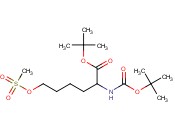 2-(<span class='lighter'>叔</span><span class='lighter'>丁</span><span class='lighter'>氧</span><span class='lighter'>羰基</span><span class='lighter'>氨基</span>)-6-(甲基磺酰氧基)己酸<span class='lighter'>叔</span><span class='lighter'>丁</span><span class='lighter'>酯</span>