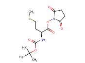 N-(<span class='lighter'>叔</span><span class='lighter'>丁</span><span class='lighter'>氧</span><span class='lighter'>羰基</span>)-L-蛋氨酸 N-琥珀酰亚胺<span class='lighter'>酯</span>