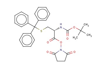 <span class='lighter'>BOC-S-TRITYL-L-CYSTEINE</span> <span class='lighter'>N-HYDROXYSUCCINIMIDE</span> <span class='lighter'>ESTER</span>