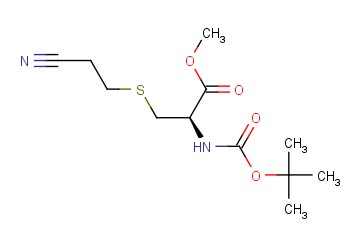 (R)-2-TERT-BUTOXYCARBONYLAMINO-3-(2-CYANO-ETHYLSULFANYL)-PROPIONIC ACID METHYL ESTER