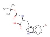 N-叔丁氧羰基-5-溴-L-<span class='lighter'>色氨酸</span>