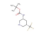 <span class='lighter'>CIS</span>-3-(BOC-AMINO)-5-(TRIFLUORMETHYL)PIPERIDINE