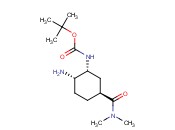 Carbamic-acid,[(1R,2S,5S)-2-amino-5-[(dimethylamino)carbonyl]cyclohexyl]-,<span class='lighter'>1,1-dimethylethyl</span> <span class='lighter'>ester</span>