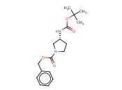 (R)-3-<span class='lighter'>叔</span><span class='lighter'>丁</span><span class='lighter'>氧</span><span class='lighter'>羰基</span><span class='lighter'>氨基</span>吡咯烷-1-甲酸苄<span class='lighter'>酯</span>
