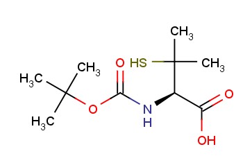 N-<span class='lighter'>叔</span><span class='lighter'>丁</span><span class='lighter'>氧</span><span class='lighter'>羰基</span>-3-巯基-<span class='lighter'>L-</span>缬<span class='lighter'>氨酸</span>