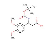 <span class='lighter'>BOC</span>-(R)-3-<span class='lighter'>AMINO</span>-3-(3,4-DIMETHOXY-PHENYL)-<span class='lighter'>PROPIONIC</span> ACID