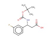 (R)-3-<span class='lighter'>TERT-BUTOXYCARBONYLAMINO</span>-3-(3-FLUORO-PHENYL)-PROPIONIC ACID