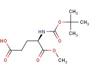 N-叔<span class='lighter'>丁</span><span class='lighter'>氧</span><span class='lighter'>羰基</span>-D-<span class='lighter'>谷氨酸</span> 1-甲酯