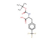 叔丁氧羰基-4-(<span class='lighter'>三</span><span class='lighter'>氟</span><span class='lighter'>甲基</span>)-D-<span class='lighter'>苯丙氨酸</span>