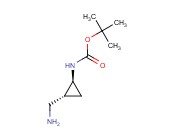 TERT-BUTYL (1S,2R)-2-(<span class='lighter'>AMINOMETHYL</span>)CYCLOPROPYLCARBAMATE