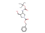 （3R，4R）-3-（Boc-氨基）-1-苄氧羰基-4-（羟甲基）<span class='lighter'>吡咯烷</span>