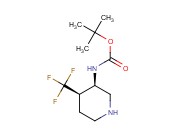 CIS-3-(BOC-AMINO)-4-(TRIFLUORMETHYL)PIPERIDINE