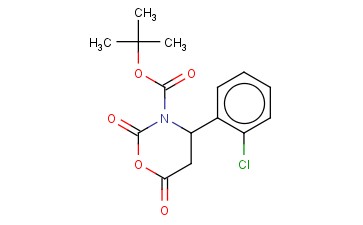 <span class='lighter'>N-BOC-BETA-ALANINE-BETA-2</span>'-<span class='lighter'>CHLOROPHENYL-N-CARBOXYANHYDRIDE</span>