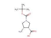 CIS-4-氨基-1-BOC-<span class='lighter'>吡咯烷</span>-3-羧酸