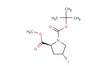 <span class='lighter'>N-BOC-TRANS-4-IODO-L-PROLINE</span> METHYL <span class='lighter'>ESTER</span>