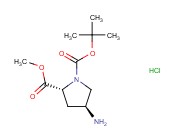 (2R,4S)-1-叔<span class='lighter'>丁基</span> 2-甲基 4-氨基<span class='lighter'>吡咯烷</span>-1,2-二甲酸酯