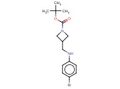 1-吖<span class='lighter'>丁</span>啶羧酸,3-[[(4-溴苯基)氨基]甲基]-, 1,1-<span class='lighter'>二</span>甲基<span class='lighter'>乙基</span><span class='lighter'>酯</span>