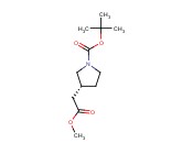 (R)-N-Boc-pyrrolidine-3-acetic acid methyl <span class='lighter'>ester</span>