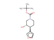 (3R,4R)-rel-4-(3-呋喃<span class='lighter'>基</span>)-3-羟基-1-哌啶<span class='lighter'>甲酸</span><span class='lighter'>叔</span><span class='lighter'>丁</span><span class='lighter'>酯</span>