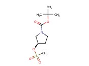 (R)-1-<span class='lighter'>叔</span><span class='lighter'>丁</span><span class='lighter'>氧</span><span class='lighter'>羰基</span>-3-甲磺酰氧基吡咯烷