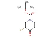 <span class='lighter'>TERT-BUTYL</span> <span class='lighter'>3-FLUORO-4-OXOPIPERIDINE-1-CARBOXYLATE</span>